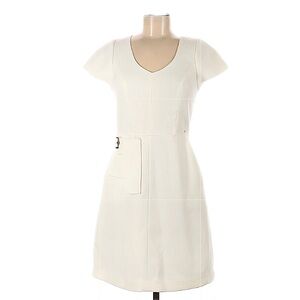 Armani Exchange | White Fit & Flare Mini Dress